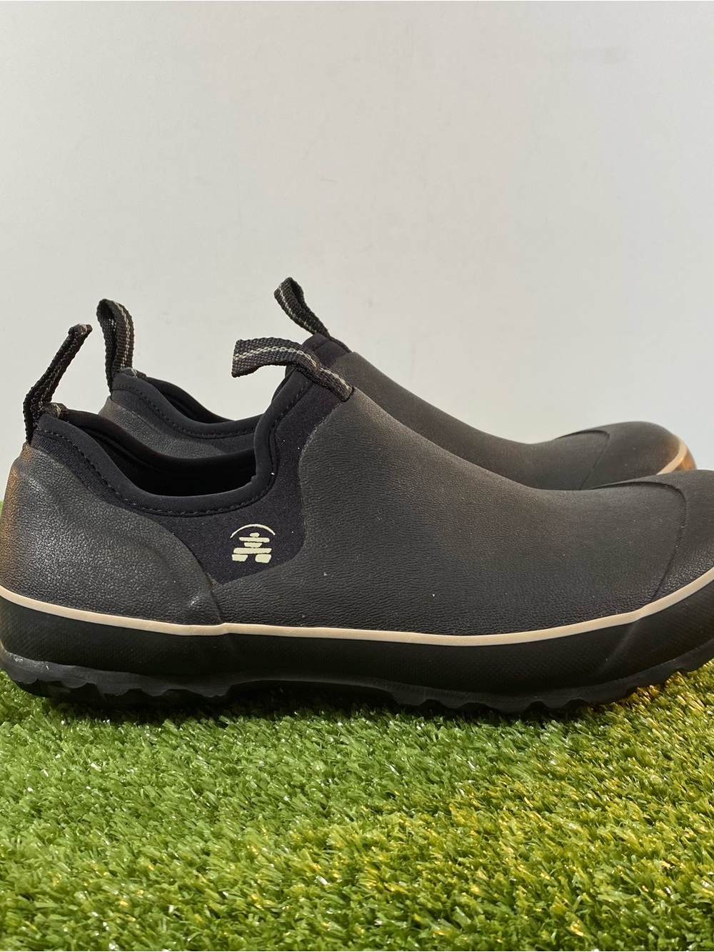 Kamik Lucas Lo Rain Boots Slip-On Shoes Men's Size 9 Black Waterproof